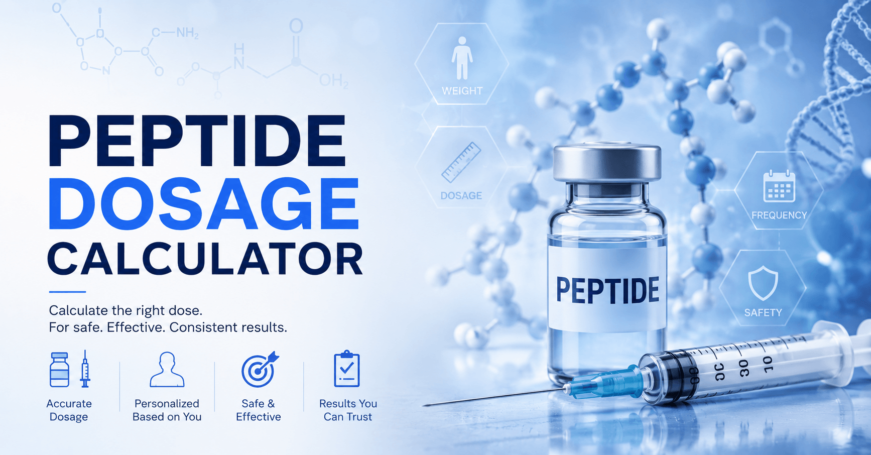 free peptide calculator for tirzepatide 📢 STOP WASTING PEPTIDES! The by EuroChem Labs is your secret weapon precise dosing—no more guesswork, no more wasted compounds. 🧪💻 Why it's a game-changer: ✓ Accurate dosing based Peptide Calculator | Free Dosage